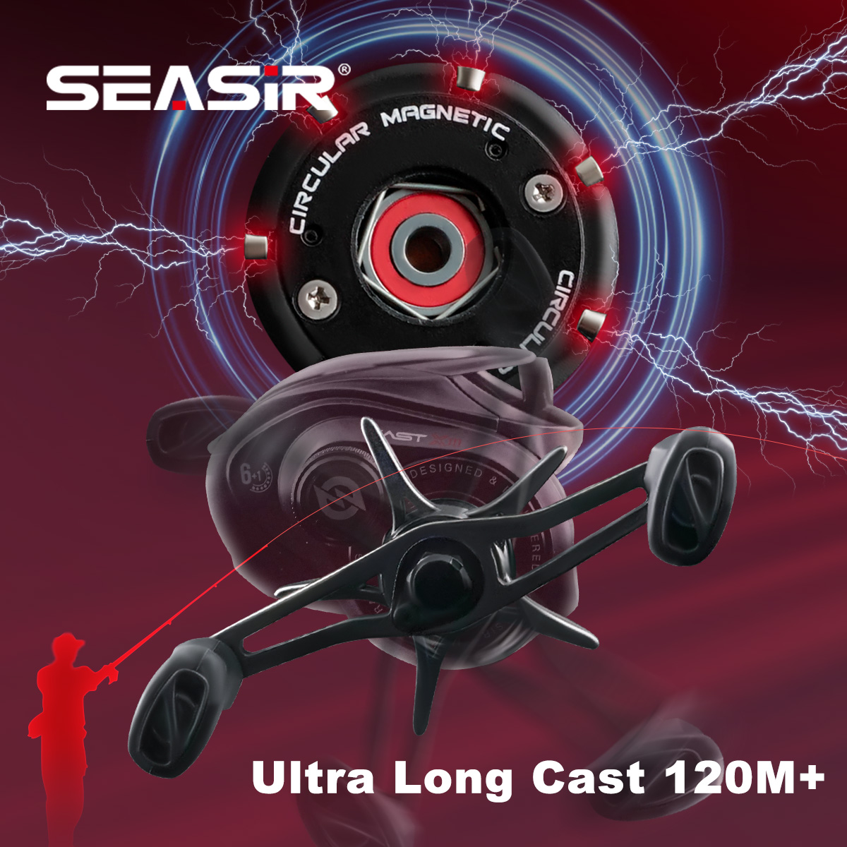 SEASIR CAST-X3 Baitcasting-Rol – Abu Garcia Reel Max Bewertung und Preis