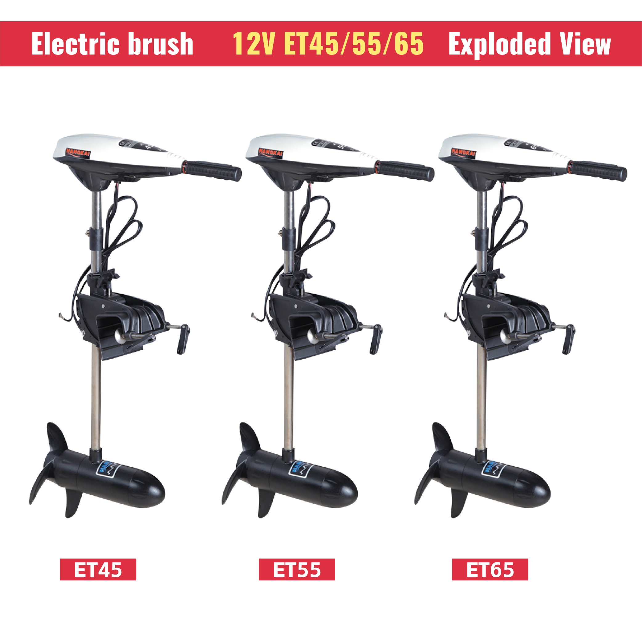 12V 600W 55LBS Hochleistungs-E – Fishing Boat Trolling Motor Bewertung und Preis