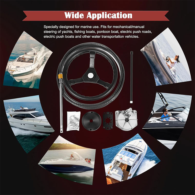 Lenksystem für Boote, 15-Fuß-K – Fishing Boat Steering Wheel Bewertung und Preis