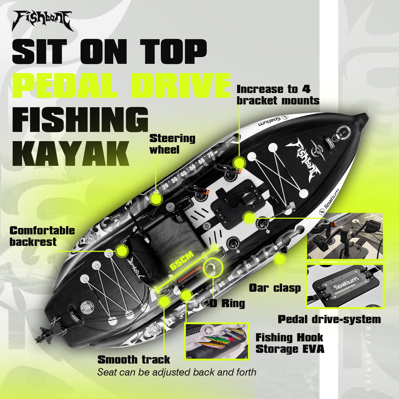 Spatium Pedal-Kajak, aufblasba – Fishing Boat Inflatable Bewertung und Preis